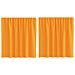 Tende in Voile con Tasche per Aste 2 pz Arancio - Foto miniatura 1