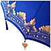 Parasol Balinese 260 Blu 210-220 cm Cotone e legno massello - Foto miniatura 6