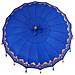 Parasol Balinese 260 Blu 210-220 cm Cotone e legno massello - Foto miniatura 7