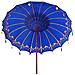 Parasol Balinese 260 Blu 210-220 cm Cotone e legno massello - Foto miniatura 8