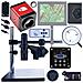 Mikroscopio Digitale Earth Pro Mcep-0.5x-pzrr - Zoom 7-45x, Braccio Regolabile | Illuminatore 56xled, Camera Draco Red | Uso Professionale - Foto miniatura 1