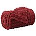 Coperta Rosso Bordeaux 240 x 220 cm Panno - Foto miniatura 1