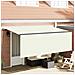 Tenda Retrattile Crema 350 x 200 cm Poliestere e Alluminio - Foto miniatura 2