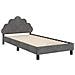 Struttura letto bambini con testata Grigio scuro 80 x 200 cm - Foto miniatura 4