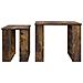 Set di Tavolini da Caffè 2 pcs Rovere fumé Legno multistrato - Foto miniatura 9