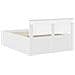 Struttura del letto Bianco 150 x 200 cm Legno multistrato - Foto miniatura 9