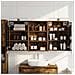 Set di Armadi da Bagno con lo scaffale 3 pcs 126 x 16 x 62.5 cm - Foto miniatura 2