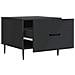 Tavolino da salotto Nero 49 x 50 x 40 cm Legno ingegnerizzato - Foto miniatura 3