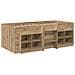 Struttura Letto Loft con Mobile 3 pz Rovere Artigianale - Foto miniatura 3