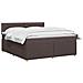 Letto box spring con materasso Marrone Scuro 140 x 200 cm - Foto miniatura 3