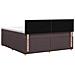 Letto box spring con materasso Marrone Scuro 140 x 200 cm - Foto miniatura 9
