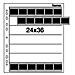 Fogli per archivio negativi 24x36 - 100 pz. , orizzontale - Foto miniatura 1