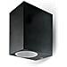 Lampada Da Muro Applique 2 X Gu10 Nero Esterno Ip44 Vt-7652 7511 - Foto miniatura 1