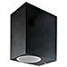 Lampada Da Muro Applique 2 X Gu10 Nero Esterno Ip44 Vt-7652 7511 - Foto miniatura 2