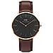 Classic Black Bristol 40mm Marrone Gold Dw00100125 - Foto miniatura 1