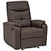 Poltrona Reclinabile Marrone Per Interno Salotto Sala Da Pranzo Camera Per Anziani - Foto miniatura 1