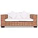 Divano a 2 Posti in Rattan Naturale 157 x 80 x 67 cm - Foto miniatura 3