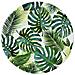 Talking Tables - 8 Piatti In Cartone Tropical Verde 23 Cm - Foto miniatura 1