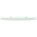 Scaffali Angolari 2 Pz Supporti Cromati E Vetro Bianco 35x35 Cm - Foto miniatura 2