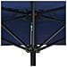 Ombrellone Balcone Palo in Alluminio Blu 300x150x253cm a Metà - Foto miniatura 7
