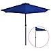 Ombrellone Balcone Palo in Alluminio Blu 300x150x253cm a Metà - Foto miniatura 1