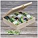 Scatola Porta Tè E Tisane In Legno | 12 Scomparti | 29 X 25 X 7,5 Cm | Tè Bustine | Coperchio | Serratura | Divisori Rimovibili | Perfetta Per Decoupage, Stoccaggio, Regalo, Decorare - Foto miniatura 5