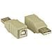 33443 USB 2.0-A M USB 2.0-B F Beige cavo di interfaccia e adattatore - Foto miniatura 4