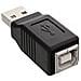 33443 USB 2.0-A M USB 2.0-B F Beige cavo di interfaccia e adattatore - Foto miniatura 2