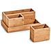 Contenitori, Organizer, 100% Bambù - 4 Pezzi Inclusi, - Foto miniatura 2