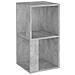 Armadio Angolare Grigio Cemento 33x33x67 cm in Truciolato - Foto miniatura 2
