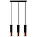 Lampada A Sospensione In Metallo Loopez 3l Rame 900x60x450 Mm Metallo - Foto miniatura 4