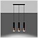 Lampada A Sospensione In Metallo Loopez 3l Rame 900x60x450 Mm Metallo - Foto miniatura 11