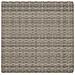 Tavolo Pieghevole Da Bistrò Grigio 55x54x71 Cm Polyrattan - Foto miniatura 3