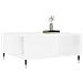 Tavolino Da Salotto Bianco 80x80x36,5 Cm In Legno Multistrato - Foto miniatura 3
