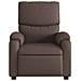 Poltrona Reclinabile Marrone In Similpelle - Foto miniatura 3