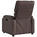 Poltrona Reclinabile Marrone In Similpelle - Foto miniatura 5