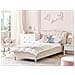 Letto Singolo Velluto Beige 90 X 200 Metz - Foto miniatura 1
