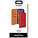 Custodia Per Iphone 14 Pro Folio Wallet Con Linguetta Magnetica, Rosso - Foto miniatura 2
