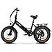 Lotdm200-ii Bicicletta Elettrica - Potenza 500w Batteria 48v13ah Autonomia 40km Freno A Disco Meccanico - Nero - Foto miniatura 2