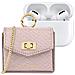 Mini Borsa Per Airpods Di Qualsiasi Generazione Modello Ava Con Tracolla Regolabile, Rosa - Foto miniatura 1