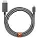 Cavo Di Ricarica Da Usb-c A Lightning Da 1,2m Eco Belt, Bianco / Nero - Foto miniatura 2