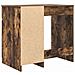 Scrivania Rovere Fumo 86x49x76 cm in Legno Multistrato - Foto miniatura 9