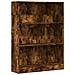 Libreria Rovere Fumo 80x24x109 Cm In Legno Multistrato - Foto miniatura 2