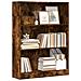 Libreria Rovere Fumo 80x24x109 Cm In Legno Multistrato - Foto miniatura 1