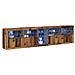 Credenza con luci LED Legno vecchio 283x37x67 cm Legno ingegnerizzato - Foto miniatura 3