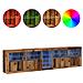Credenza con luci LED Legno vecchio 283x37x67 cm Legno ingegnerizzato - Foto miniatura 4