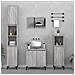Set Mobili da Bagno 3 pz Grigio Sonoma in Legno Multistrato - Foto miniatura 2