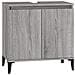Set Mobili da Bagno 3 pz Grigio Sonoma in Legno Multistrato - Foto miniatura 5