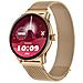 Smartwatch Multifunzionale Con Monitoraggio Della Salute E Bluetooth Gold - Foto miniatura 6