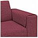Set di divani Rosso vino Tessuto - Foto miniatura 7